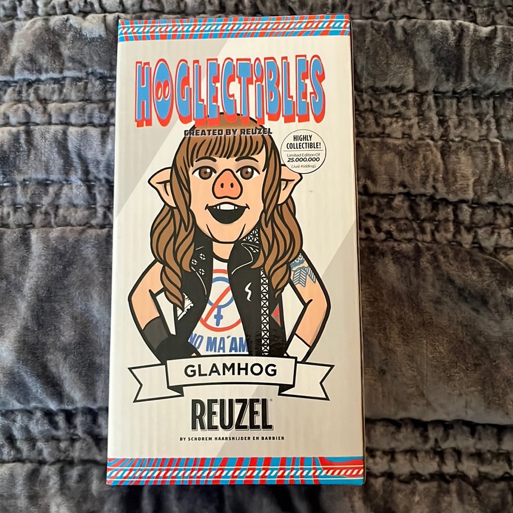 NWT Reuzel Hoglectibles Glamhog Bobble Head